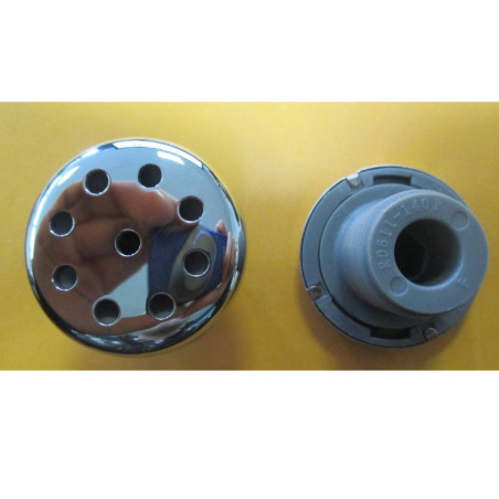 INJ212/20-ROSACE INTECTEUR CHROME KINESPA
