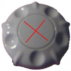 BOUTON POUSSOIR +VENTURI BLANC 