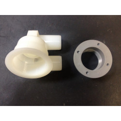 CORPS DE BUSE EAU DROIT A VISSER Ø 70mm